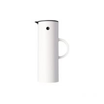Stelton - EM77 Carafe Isotherme - Thermos à double paroi pour boissons chaudes ou froides - Pot à thé et à café avec insert en verre, bouchon à
