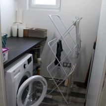 Stendibiancheria a fisarmonica 10 metri di spazio di asciugatura