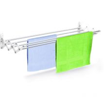 Stendibiancheria da parete a soffietto Apri e Stendi cm 120
