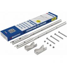 STENDIBIANCHERIA FISSO PER BALCONE verniciato bianco DF 3105732