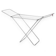 Stendibiancheria in acciaio 180x55xH90 cm e lunghezza stenditura 18 m