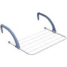 Gimi - Stendibiancheria Quick Acciaio Plastica Balcone Ringhiera Bracci Regolabili