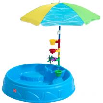 Step 2 - Step2 Play and Shade pataugeoire avec Parasol et des Accessoires pour Enfants Jouet Enfant Eau pour le jardin