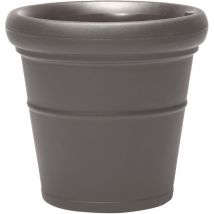 Step 2 - Step2 Claremont Pot de Fleur - C dre Fonc Jardini re Balcon L ger et Facile d placer - Plastique rotomoul - 48,3. x 48,3. x 45,7 cm.