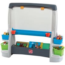 Step 2 - Step2 Jumbo Art Easel Tableau d'écriture pour enfants Tableau double face pour enfants avec boîtes de rangement 38x126x109 cm