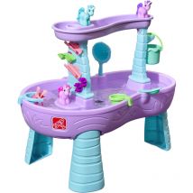 Step 2 - Step2 Rain Shower Splash Licornes Table d'eau avec 13 accessoires - rose & Violet Table Jeux d'eau Table d'activité pour le jardin, Table