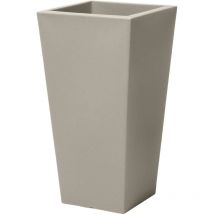 Step 2 - Step2 Tremont Pot de Fleur - Carr et Grand - B ton Jardini re Balcon L ger et Facile d placer - Plastique rotomoul - 38,1 x 38,1 x 71,1