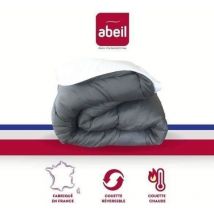 Steppdecke Abeil Grau Weiß (140 X 200 Cm)