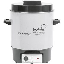 Kochstar - Einkochautomat Warmmaster Ohne Uhr 27 L Ø35cm Steingrau/weiß