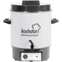 Stérilisateur Autocuiseur En Email Avec Robinet - Kochstar - 14 Bocaux - 27l - 1800w - Thermostat Capillaire