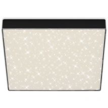 LED Aufbauleuchte IP20 Sternenhimmel 21 W schwarz Metall-Kunststoff Briloner