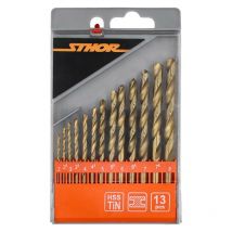 STHOR 22310 - broca espiral fija titán 2-8mm / 13pcs