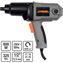 Schlagschrauber 800W 1/2' 325Nm + steckschlüsse 57091 - Sthor