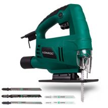 Stichsäge 550 W – Schnellwechselsystem – inkl. 5 Sägeblätter (Made in Germany) für Holz und Metall