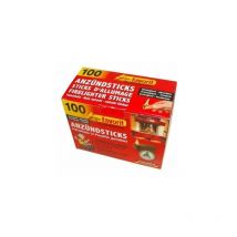 Stick d'allumage en bois naturel imprégné 100 pièces Favorit