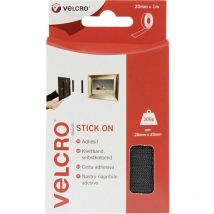 VELCRO VEL-EC60211 Klettband zum Aufkleben Haft- und Flauschteil (L x B) 1000 mm x 20 mm Schwarz 1
