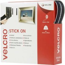 Velcro - Vel-ec60220 Klettband Zum Aufkleben Haft- Und Flauschteil (l X B) 10000 Mm X 20 Mm Schwarz 1