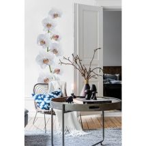 Sticker mural décoratif 56 cm X 164 cm, fleur orchidée pour décoration intérieure