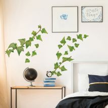 Sticker décoratif, photo de lierre grimpant déco nature, 68 cm x 24 cm