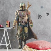 Roommates - Sticker Géant repositionnable Din Djarin Mandalorian Disney 101 cm x 58 cm