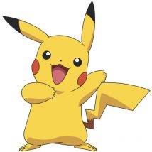 Sticker géant repositionnable Pikachu Pokemon 45,7CM X 101,6CM