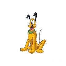 Sticker Géant repositionnable Pluto Disney 47,5CM X 101,6 CM