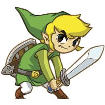 Sticker géant Zelda Spirit Tracks 67x75 cm