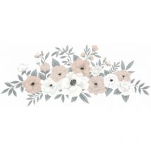 Lilipinso - Sticker composition florale de roses 70 x 30 cm