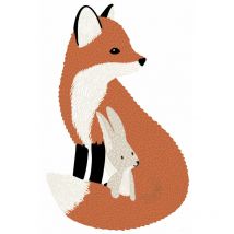 Sticker Lilipinso mr fox & son ami 60 x 38 cm
