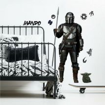 Roommates - Sticker Mural Géant Beskar The Mandalorian Star Wars