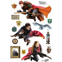 sticker mural Harry Potter gris et rouge - Sanders & Sanders