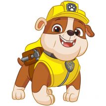 Sticker mural paw Patrol - La Pat' Patrouille jaune et beige Sanders&sanders