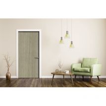 Sticker pour porte d'intérieur imitation Bois