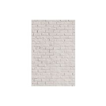 Sticker réfrigérateur et lave vaisselle, briques blanches style contemporain déco, 75 cm x 49 cm