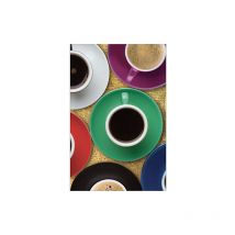 Sticker réfrigérateur et lave vaisselle, café tasse moment détente déco, 75 cm x 49 cm
