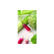 Sticker réfrigérateur et lave vaisselle, fraîcheur légumière bien-être alimentaire saveur nature déco, 180 cm x 100 cm