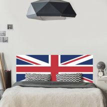 Sticker tête de lit, drapeau anglais pour le lit de votre chambre d'adulte, 60 cm X 160 cm
