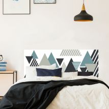 Sticker tête de lit, inspiration scandinave pour la chambre à coucher, 60 cm x 160 cm