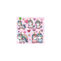 Crearreda - Sticker Unicorn Adesivo Murale Frasi Famose Natura Geometrie Fantasie 31x31 Cm