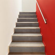 Ambiance-sticker - Stickers adhésifs escalier carrelages contremarche - cabal - 2 bandes de 14.5x101.5cm