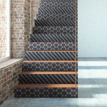 Ambiance-sticker - Stickers adhésifs escalier carrelages contremarche - kakadeg - 2 bandes de 15x105cm