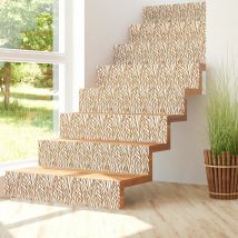 Ambiance-sticker - Stickers adhésifs escalier carrelages contremarche - tropical maracay - 2debandes20x140cm