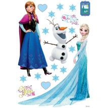 Stickers Anna Elsa & Olaf La Reine des Neiges Disney