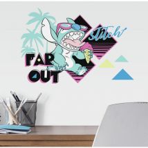 Stickers Disney Stitch mange une glace