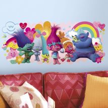 Roommates - Stickers géant Les Trolls Love 41x98