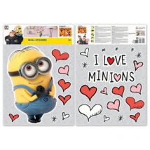 Stickers géant Love Les Minions