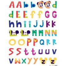 Stickers géant Mickey Mouse Alphabet Disney