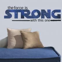 Stickers Géant Star Wars The Force is strong with this One