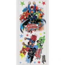 Roommates - Stickers géants repositionnables Justice League dc Comics 25,4CM x 45,7CM