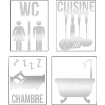 Stickers miroir plaque de porte Atmosphera Créateur D'intérieur